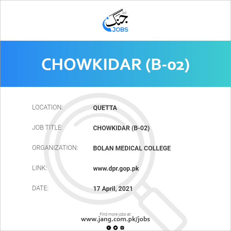 Chowkidar (B-02)