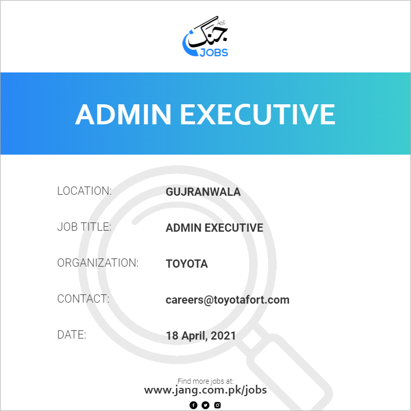Admin Executive 