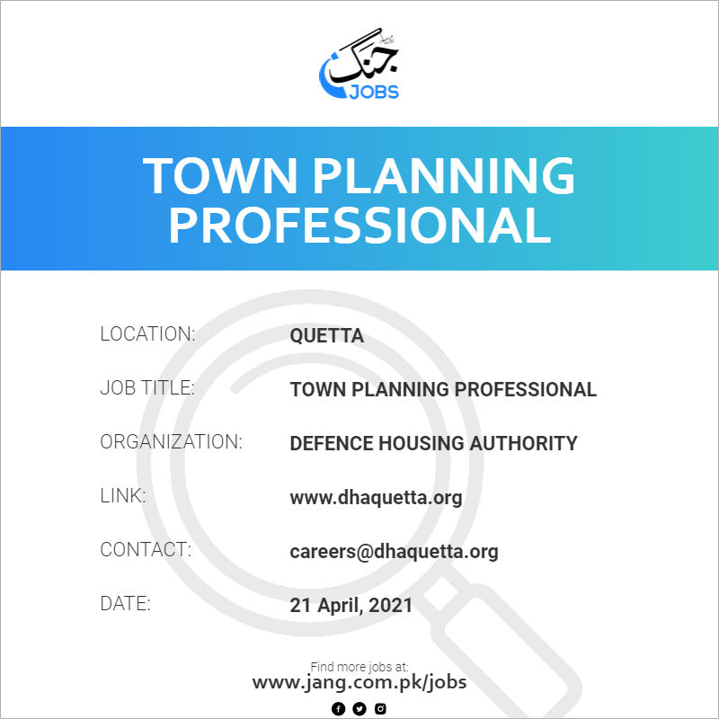Town Planning Professional