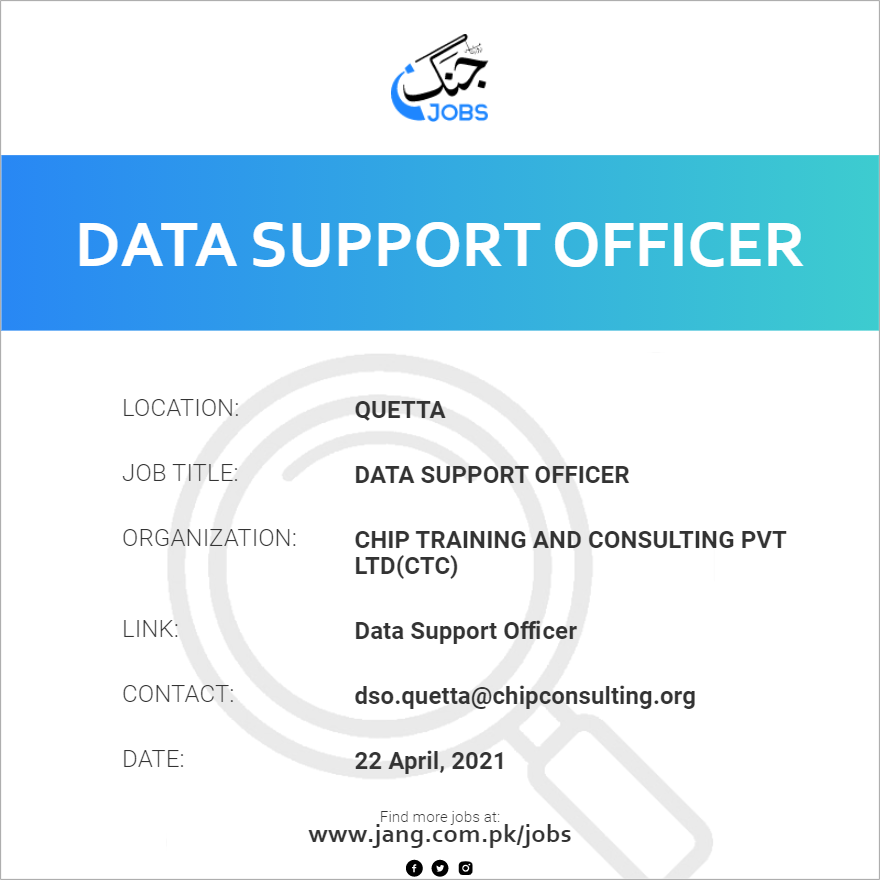 Data Support Officer