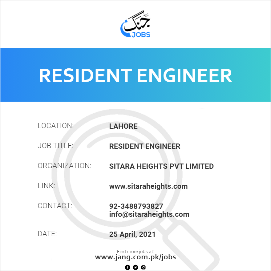 Resident Engineer
