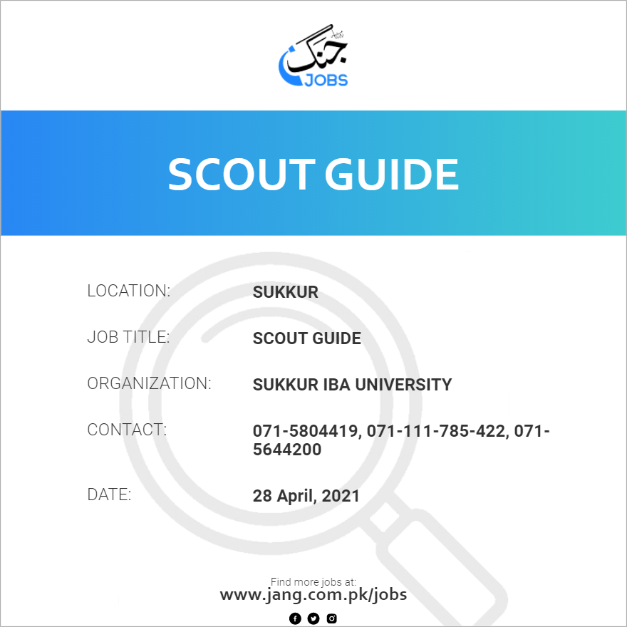 SCOUT GUIDE