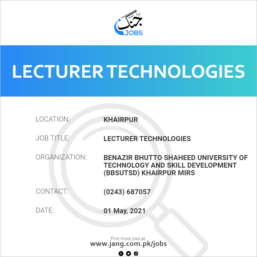 Lecturer Technologies