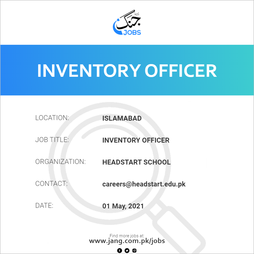 Inventory Officer