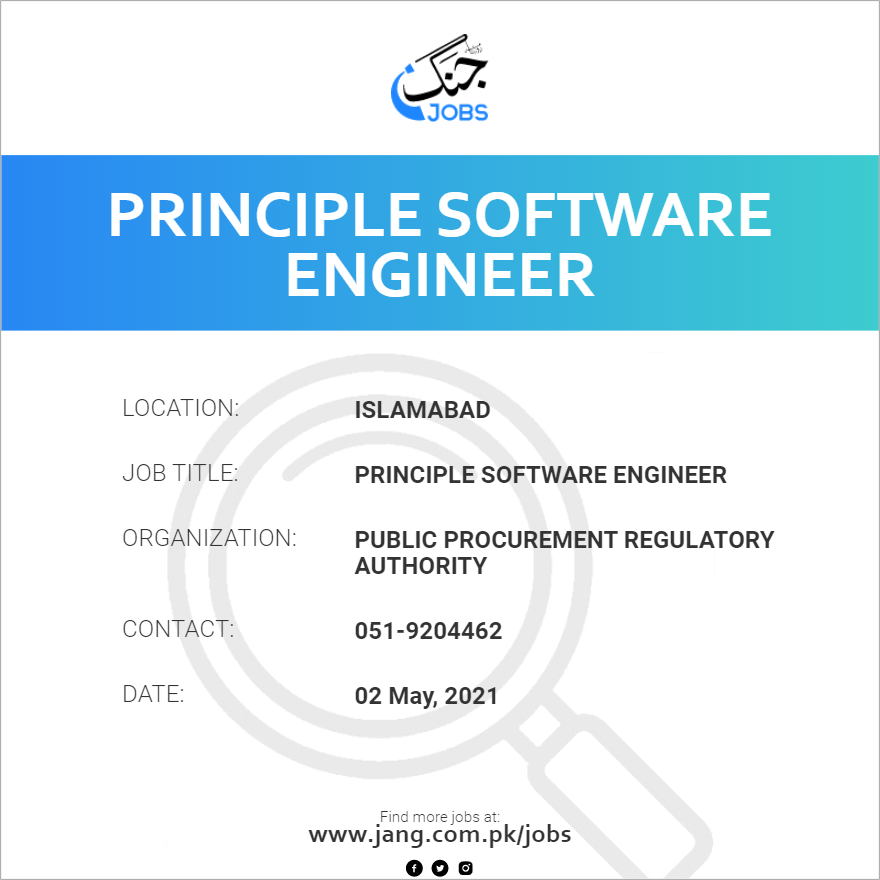 Principle Software Engineer