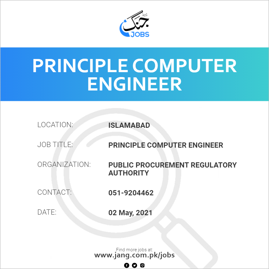 Principle Computer Engineer
