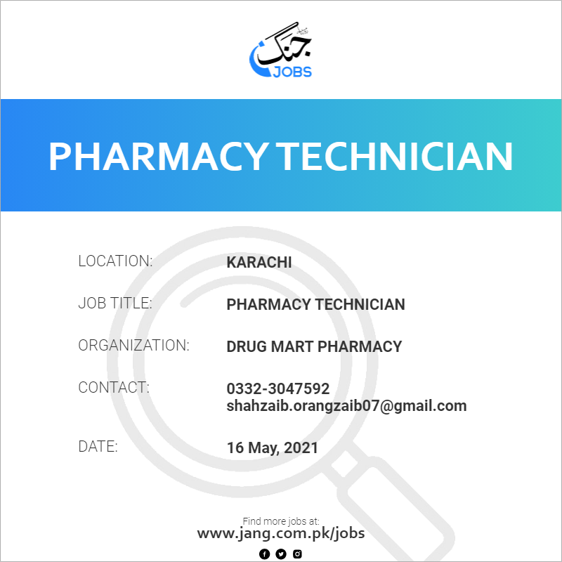 Pharmacy Technician