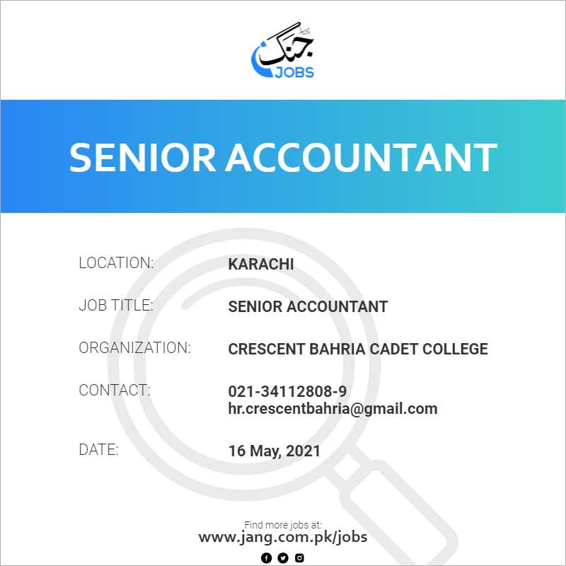 Senior Accountant