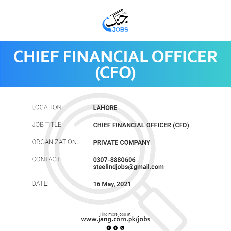 Chief Financial Officer (CFO)