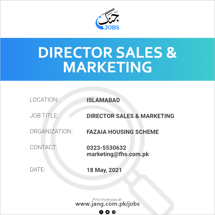 Director Sales & Marketing