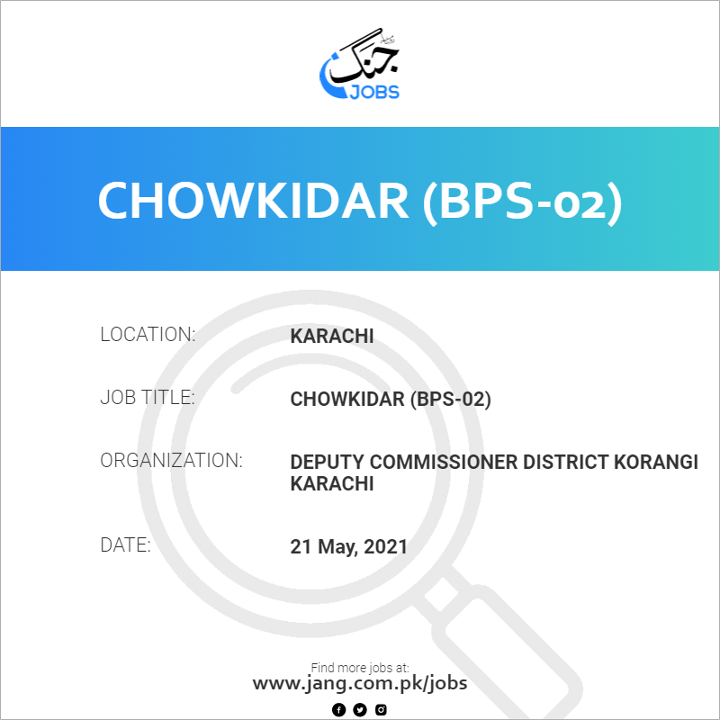 Chowkidar (BPS-02)