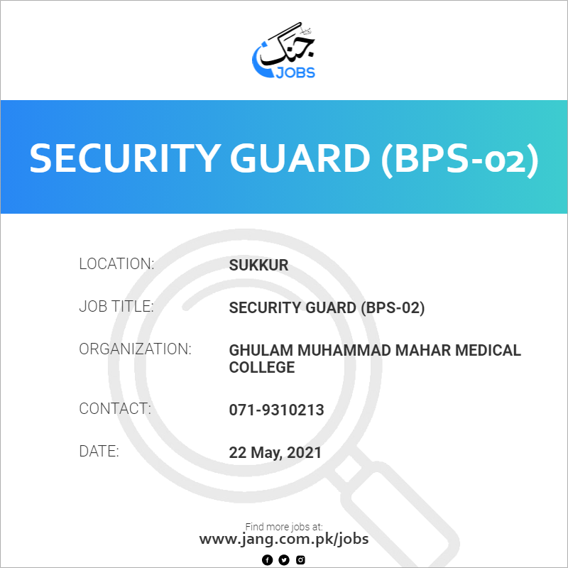 Security Guard (BPS-02)