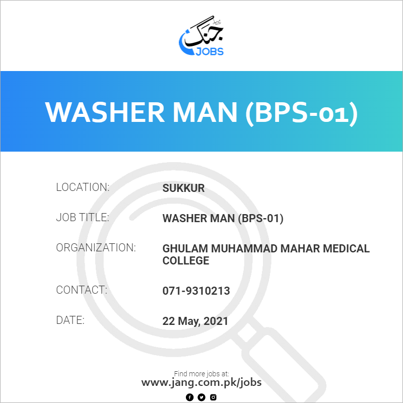 Washer Man (BPS-01)