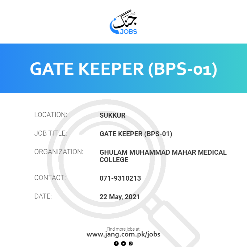 Gate Keeper (BPS-01)