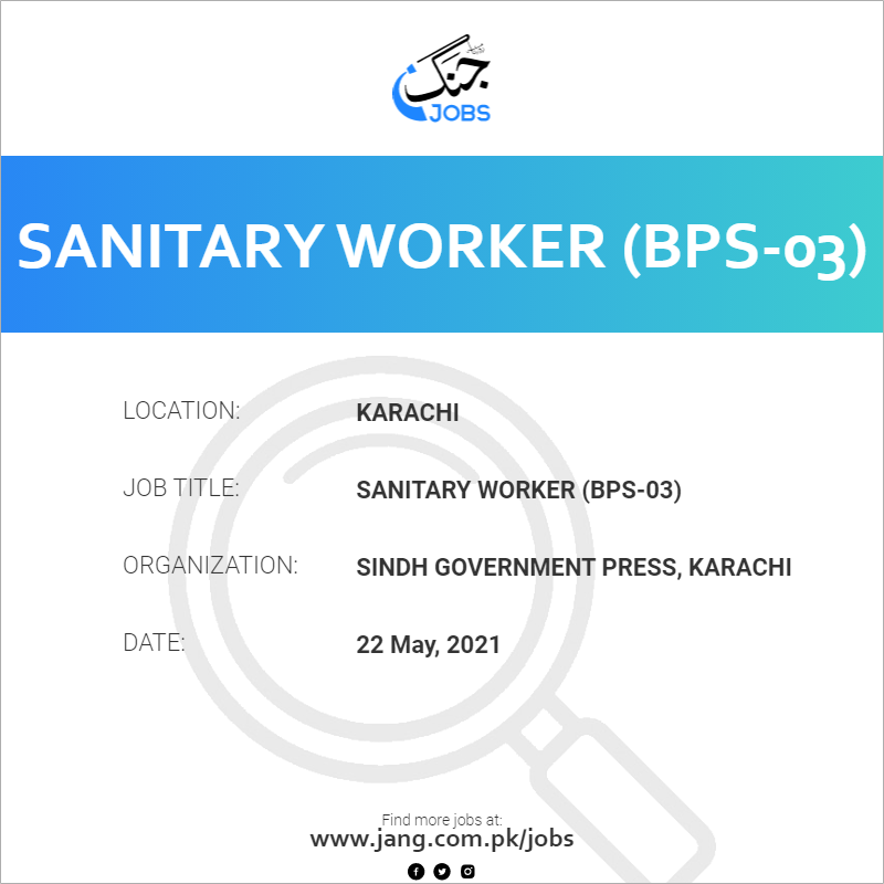 Sanitary Worker (BPS-03)