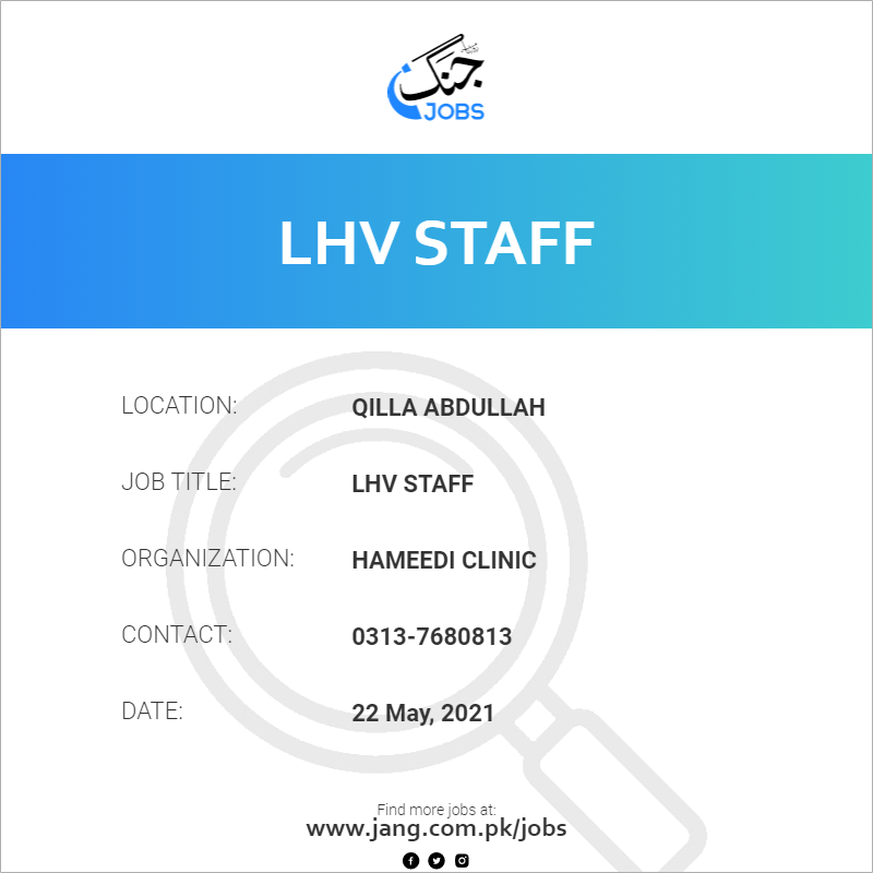 LHV Staff