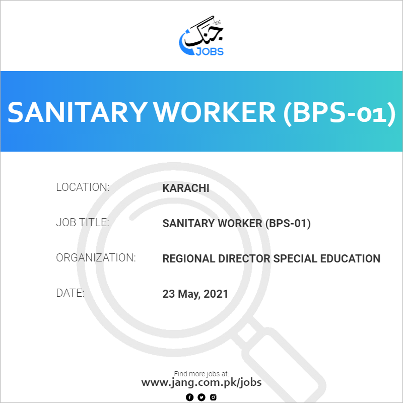 Sanitary Worker (BPS-01)