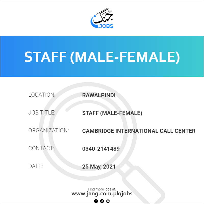 Staff (Male-Female)