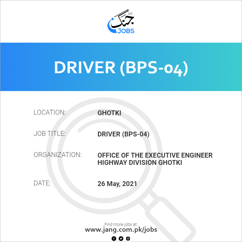 Driver (bps-04)
