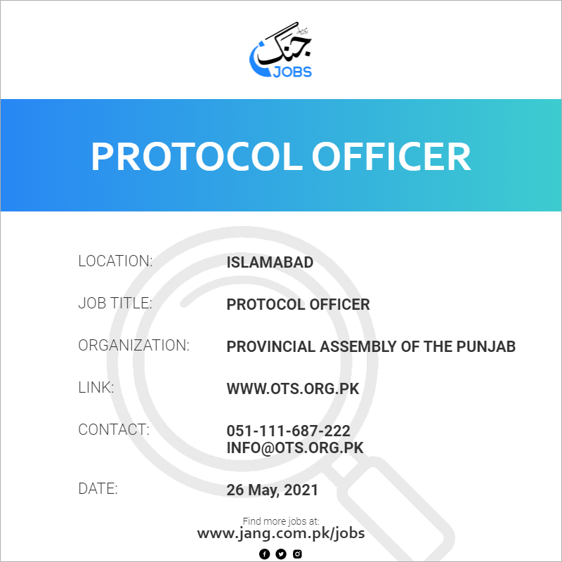 Protocol Officer