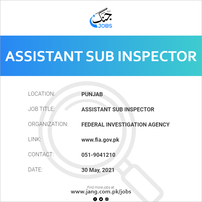 Assistant Sub Inspector