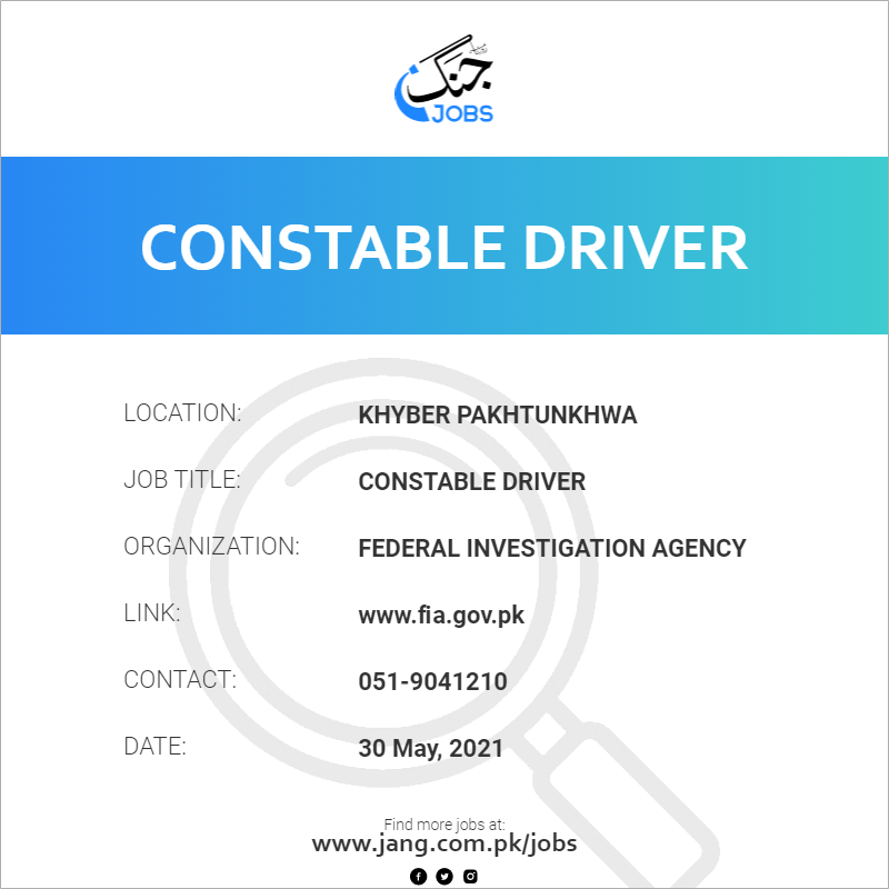 Constable Driver