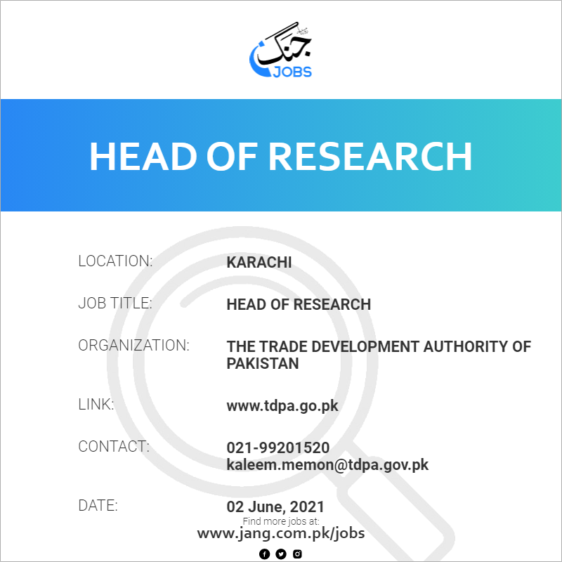 Head Of Research