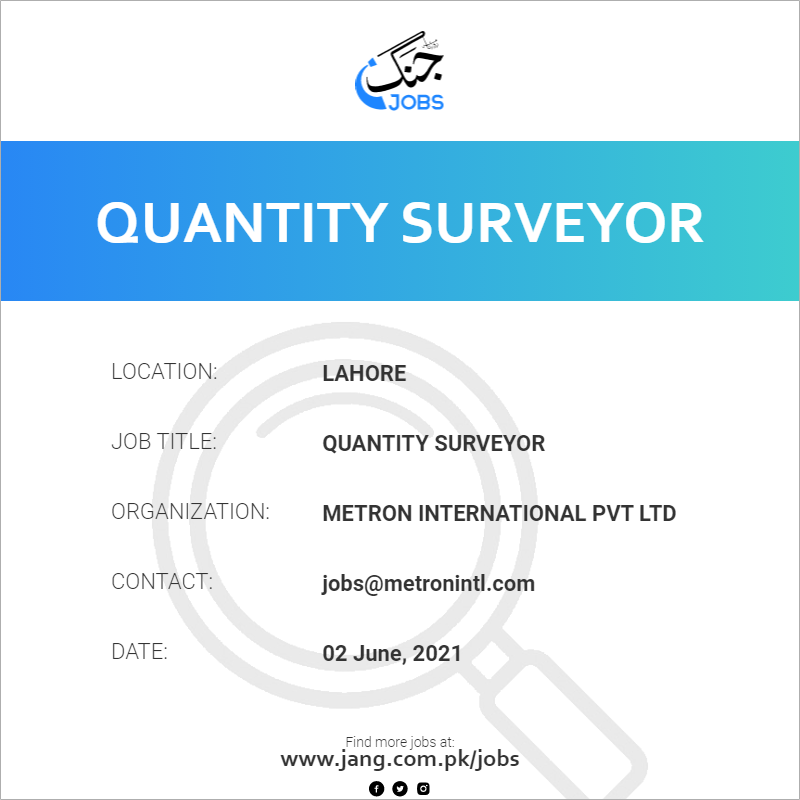 Quantity Surveyor