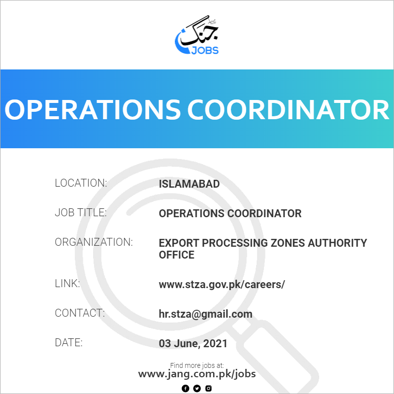 Operations Coordinator 