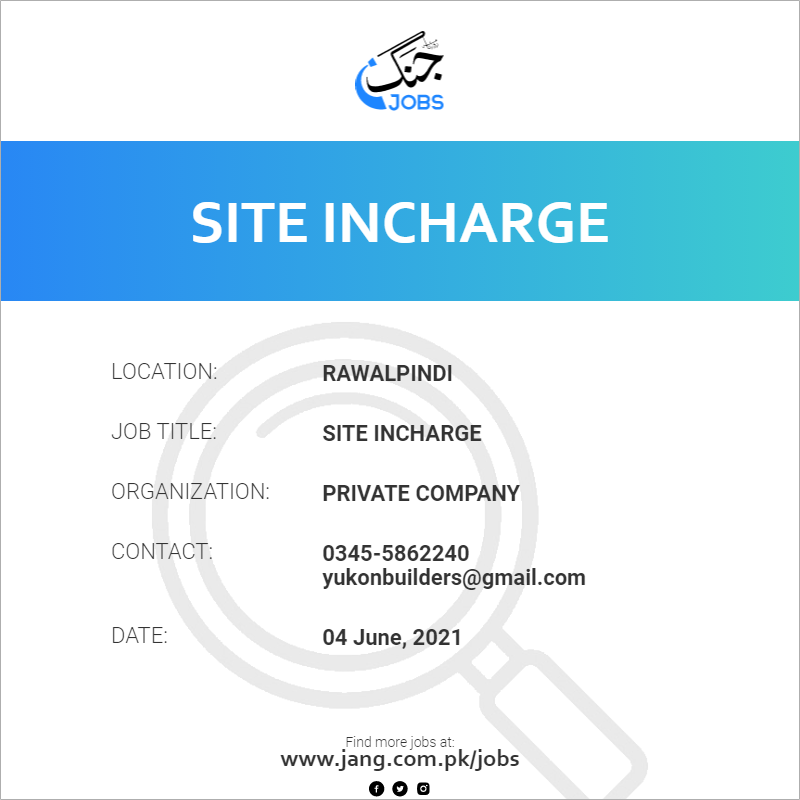 Site Incharge