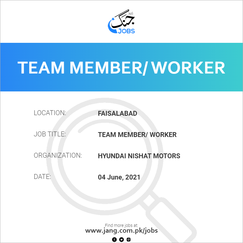 Team Member/ Worker