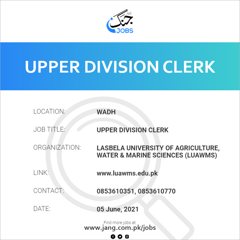Upper Division Clerk