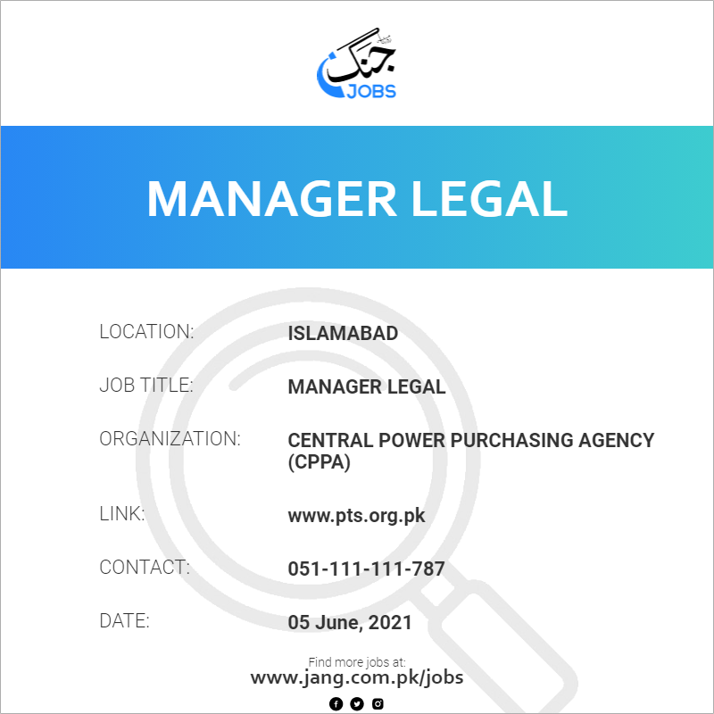 Manager Legal