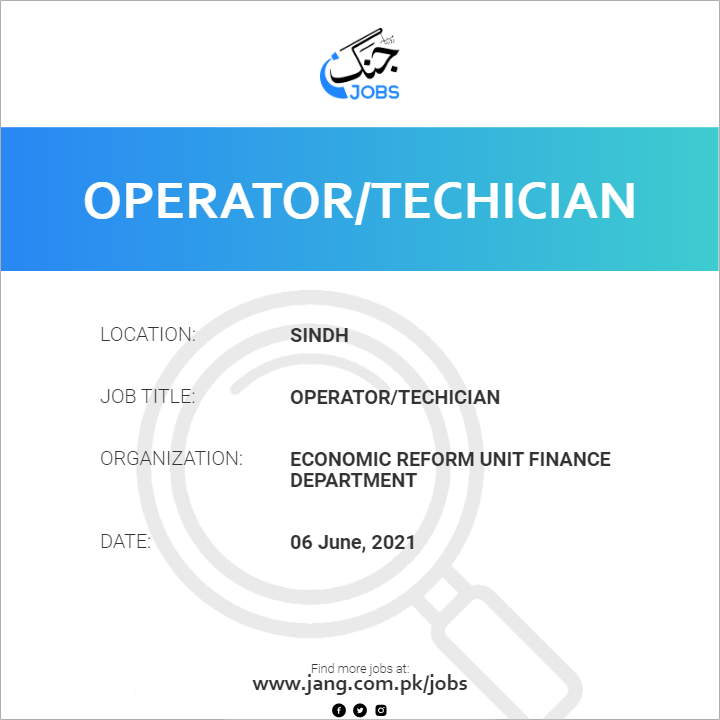 Operator/Techician