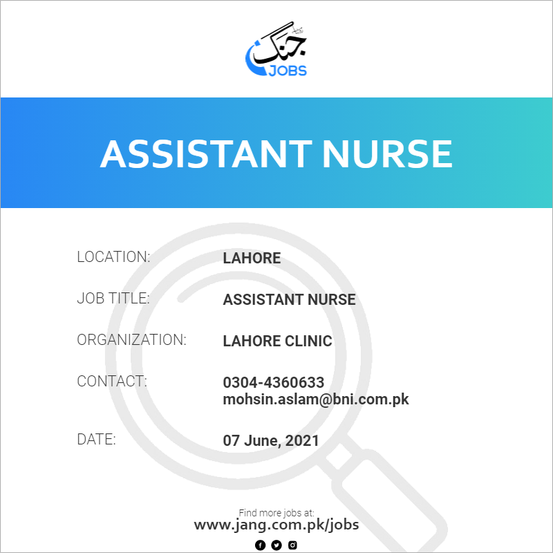 Assistant Nurse