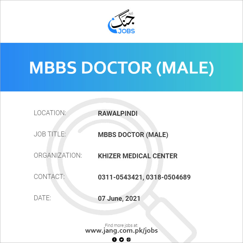 MBBS Doctor (Male)
