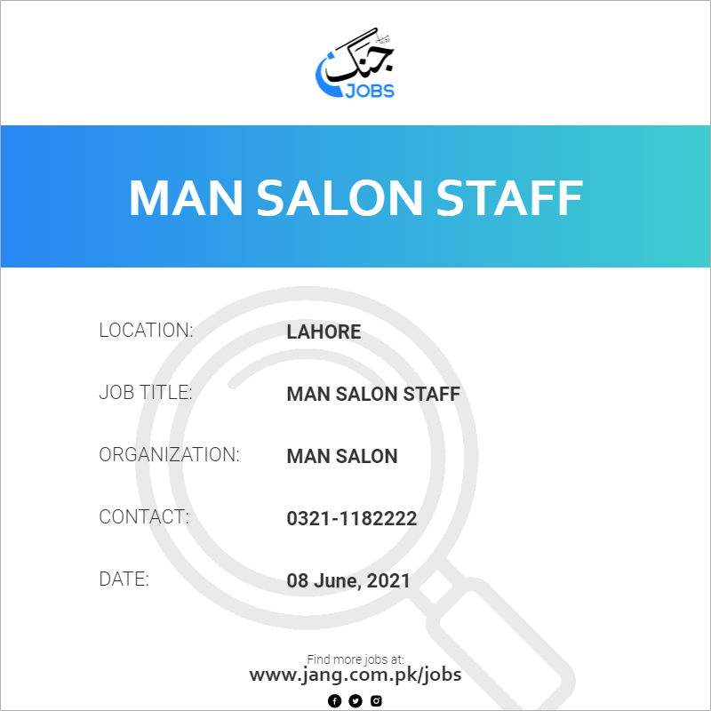 Man Salon Staff