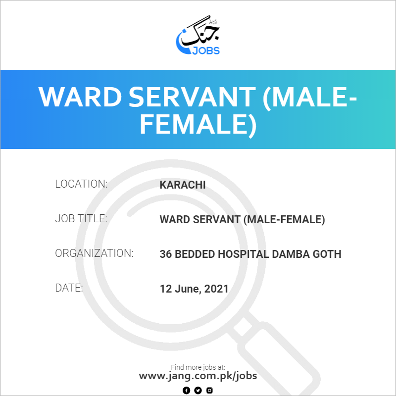 Ward Servant (Male-Female)