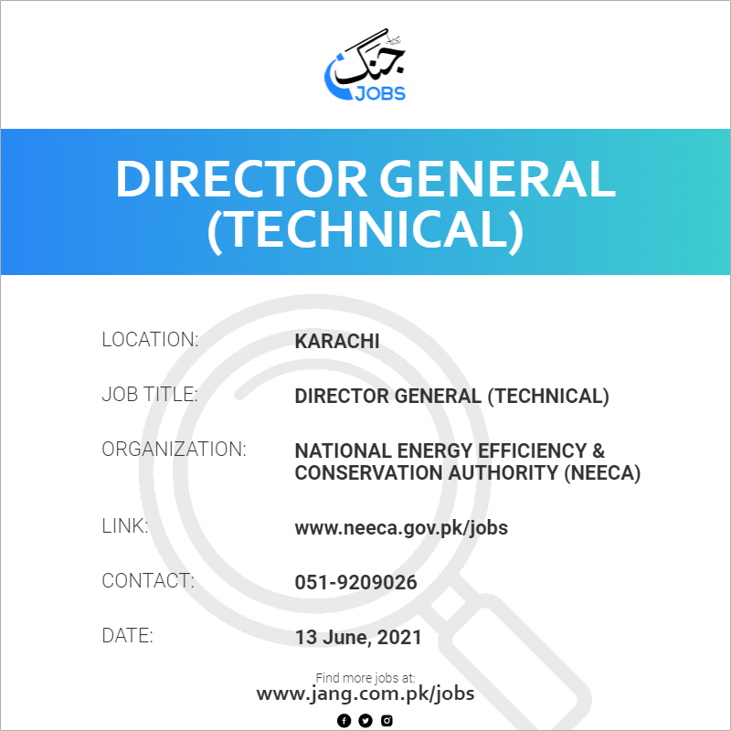 Director General (Technical)