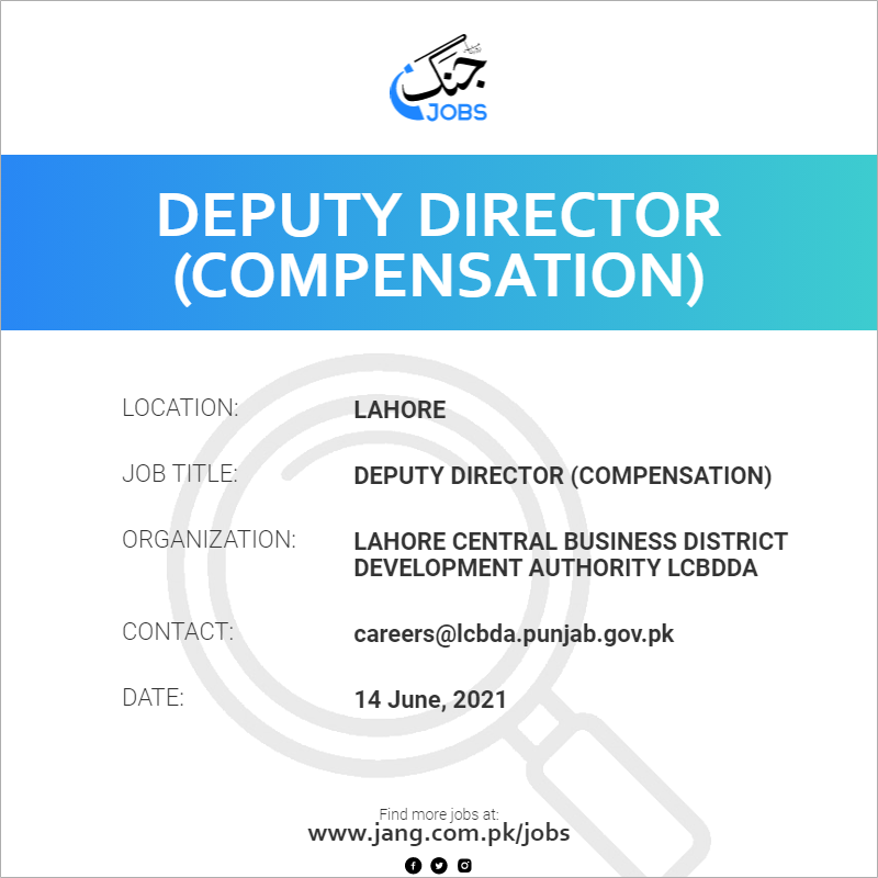 Deputy Director (Compensation) 