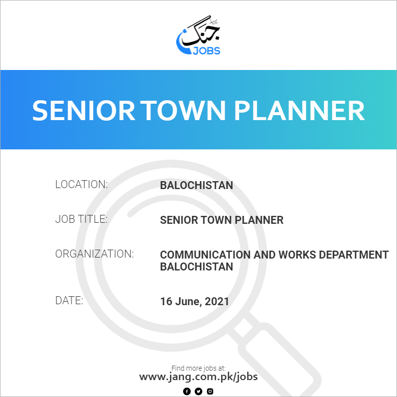 Senior Town Planner