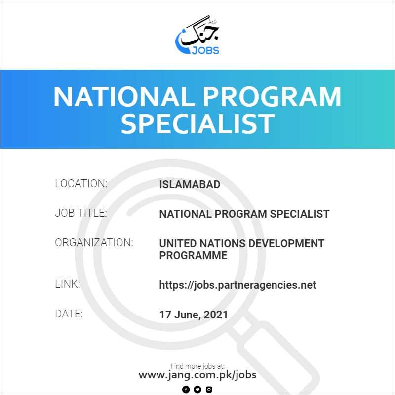 National Program Specialist 