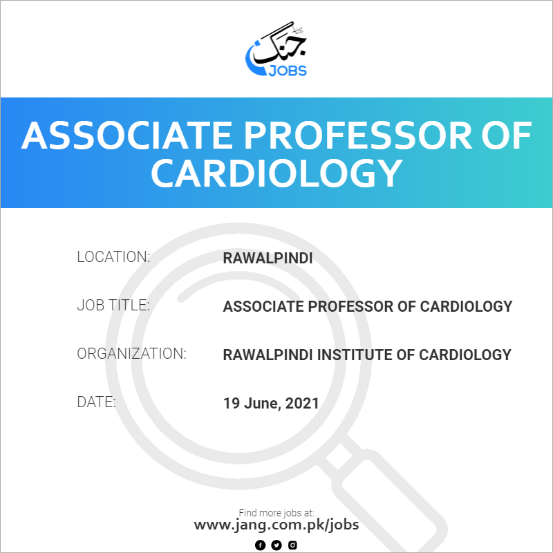 Associate Professor Of Cardiology