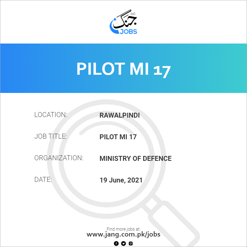 Pilot MI 17