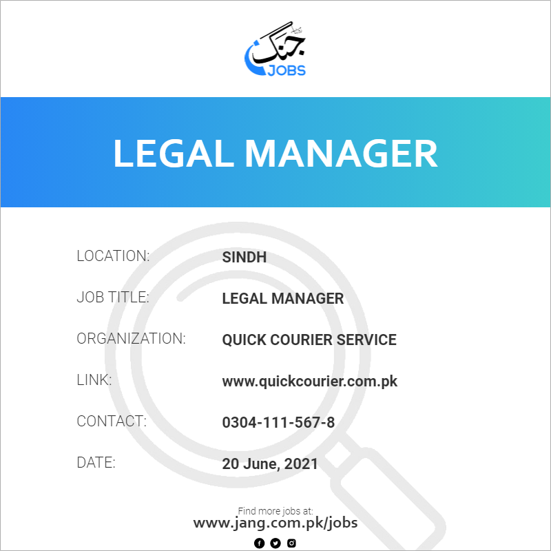 Legal Manager