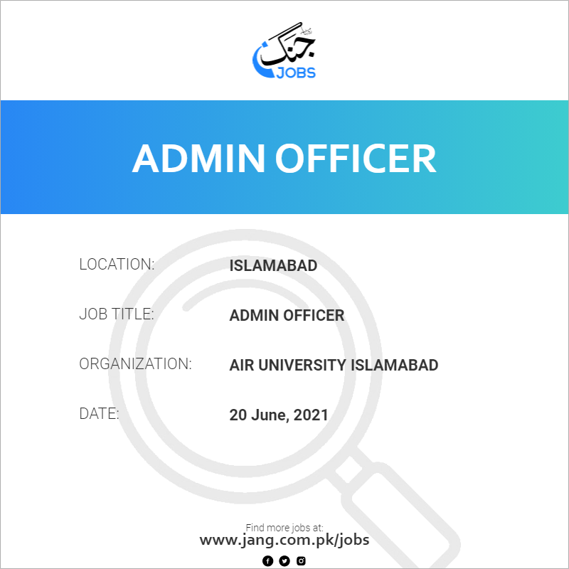 Admin Officer