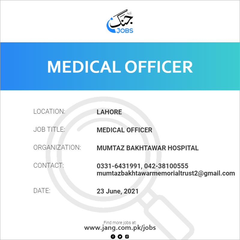 Medical Officer