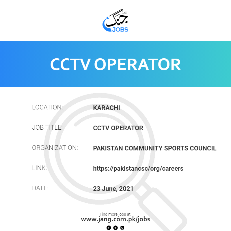 CCTV Operator 