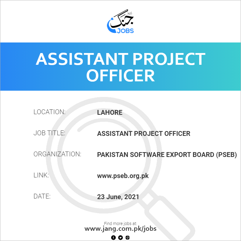 Assistant Project Officer
