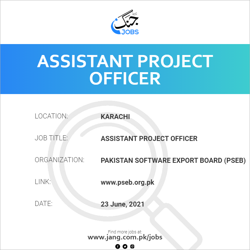 assistant-project-officer-job-pakistan-software-export-board-pseb